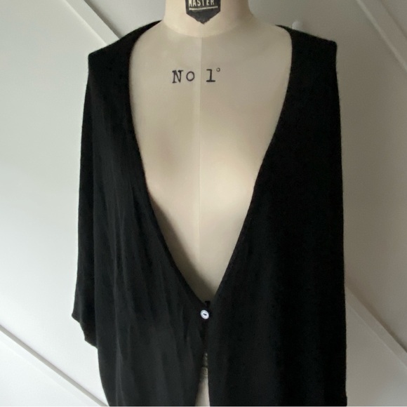 Eileen Fisher Project Alpaca Silk Blend Draped Shawl Wrap - M - Picture 5 of 10